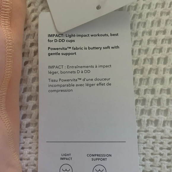 Athleta NEW Womens Sport Bra Conscious Cutout Crop Size XL Cup Size D-DD Cups - Picture 8 of 10